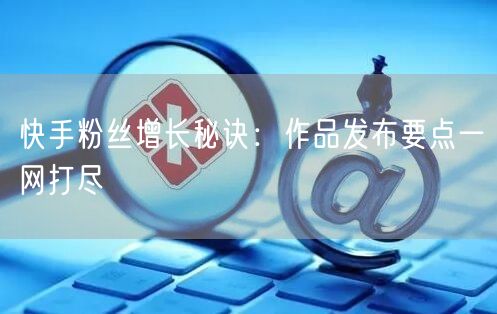快手粉丝增长秘诀：作品发布要点一网打尽