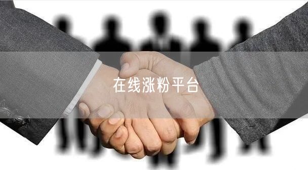 在线涨粉平台